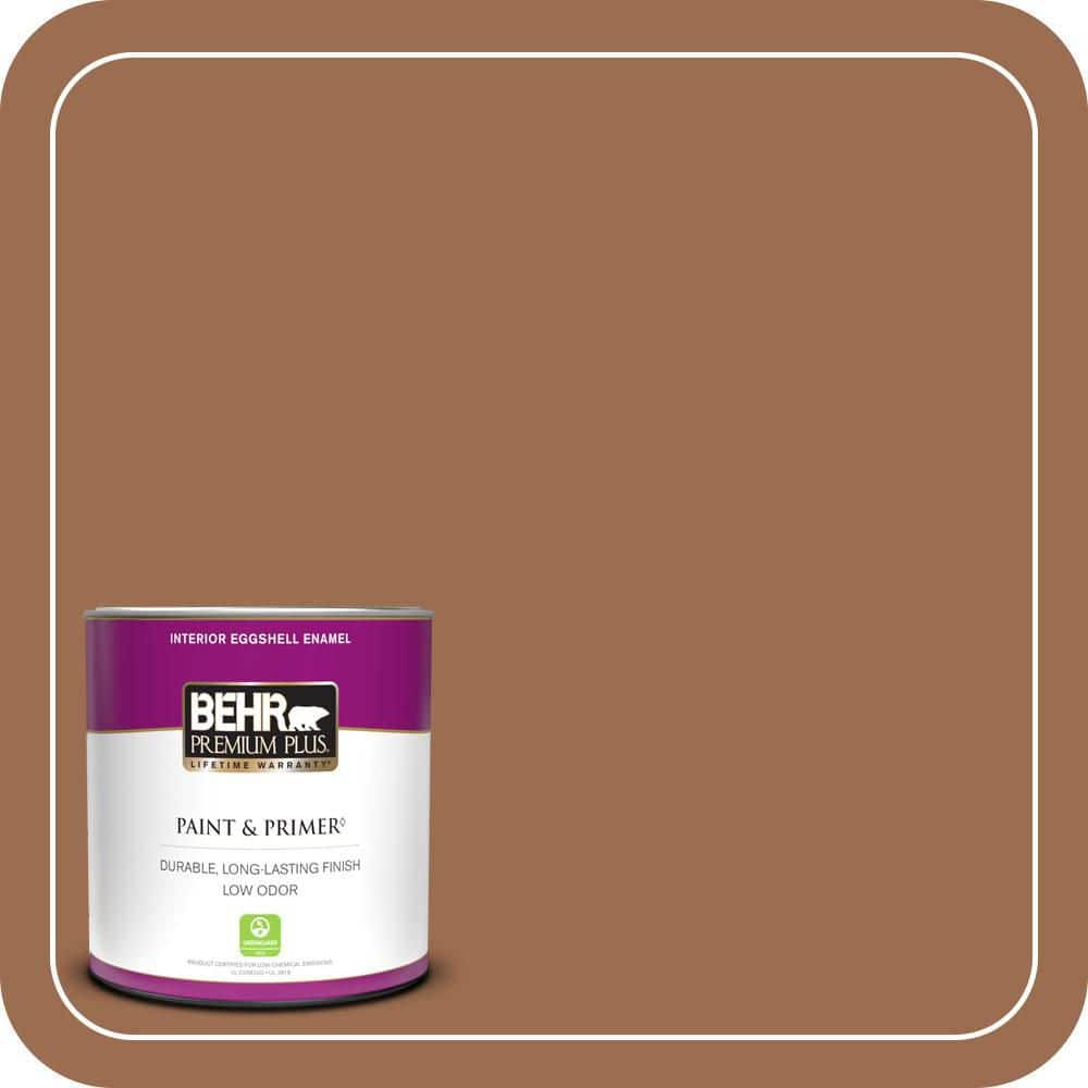 BEHR PREMIUM PLUS #PMD-88 Sorrel Brown Enamel Low Odor & Primer
