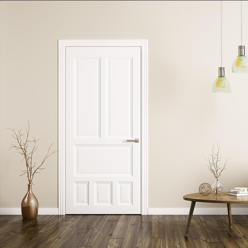 FINISHED ELEGANCE 458 11/16 in. x 4 5/8 in. x 96 in. Finished MDF White Jamb Moulding (1-Piece − 8 Total Linear Feet) (2)