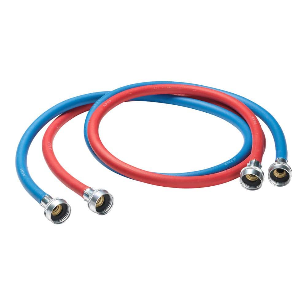 Everbilt 3/4 in. FIP x 3/4 in. FIP x 60 in. Washing Machine Fill Hose Pair (4)