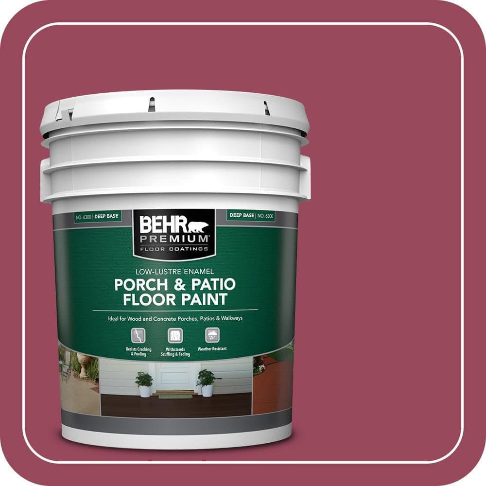 BEHR PREMIUM #PPU1-16 Textured Low-Lustre Enamel Interior/Exterior Porch and Patio Anti-Slip Floor Paint (1)