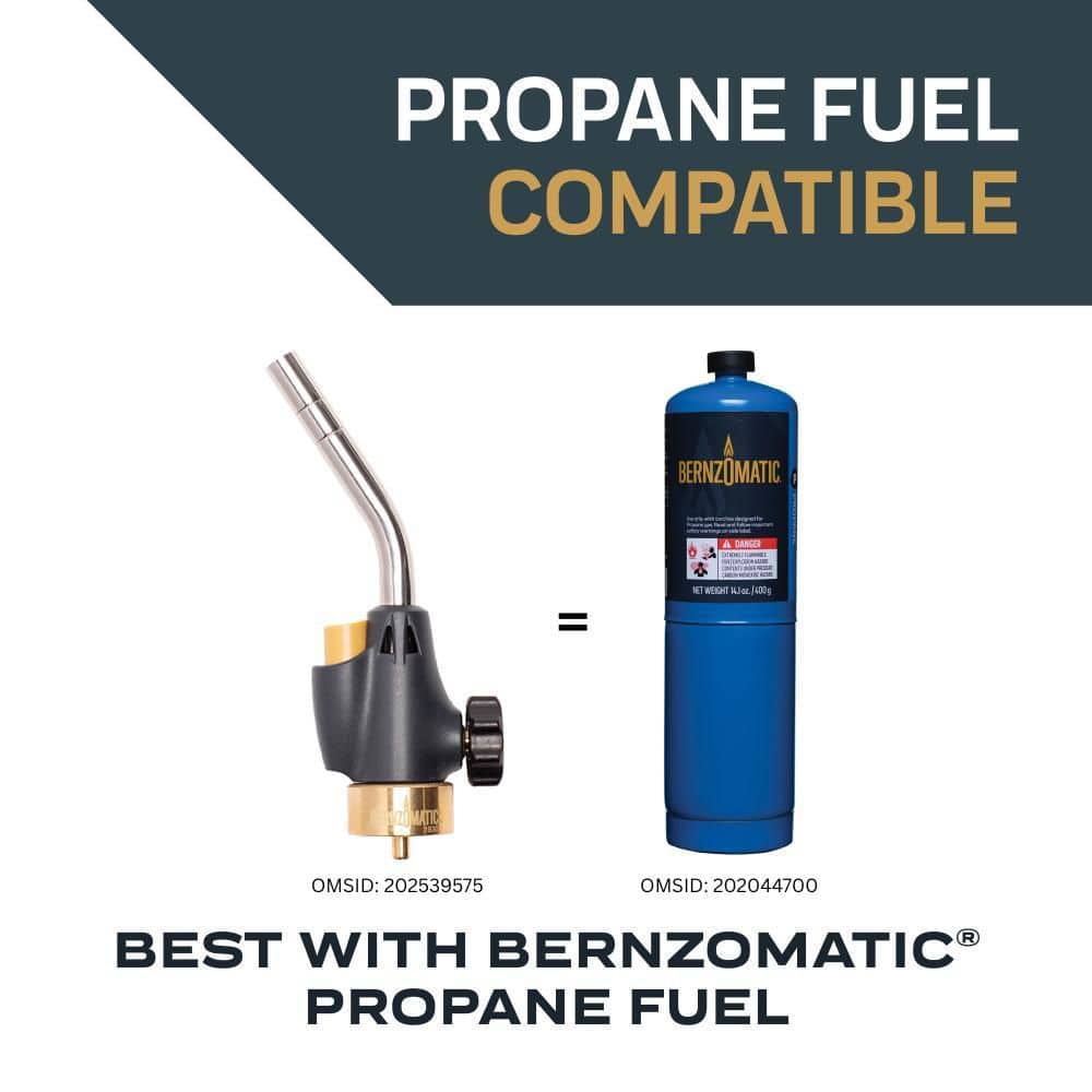 Bernzomatic Propane Gas Torch Head with Adjustable Flame (3)