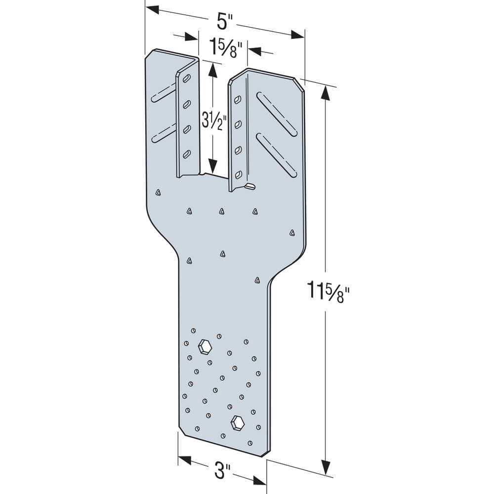 Simpson Strong-Tie H10S 18-Gauge Galvanized Hurricane Tie (3)