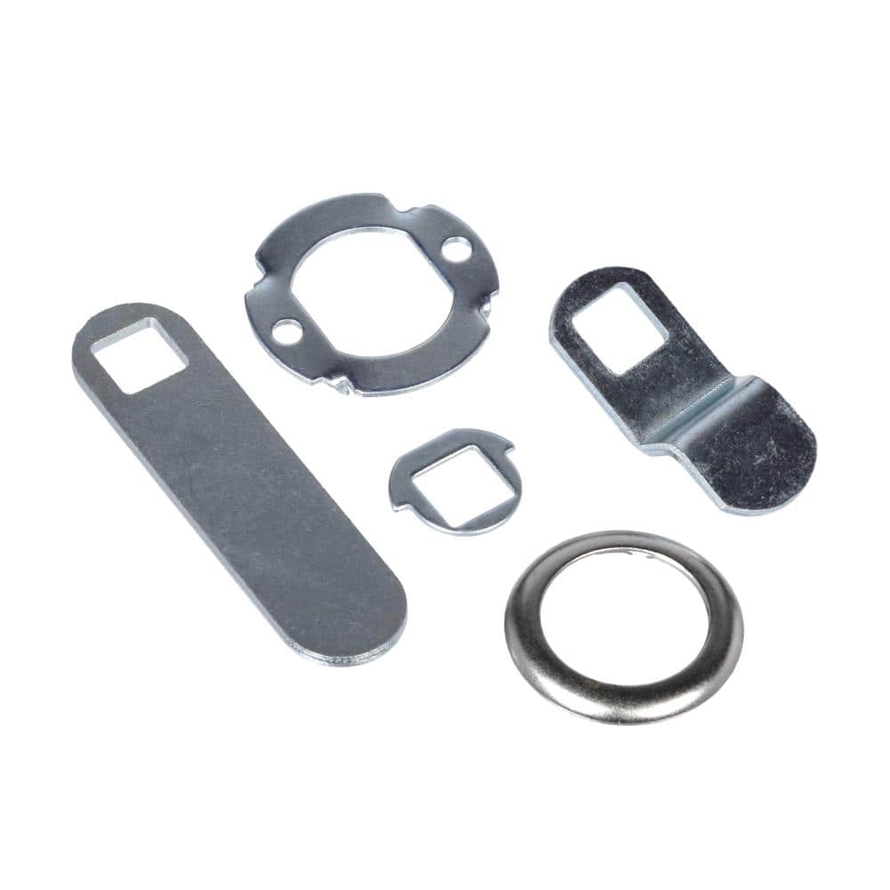 Prime-Line Drawer and Cabinet Lock, 1-1/8 in., Diecast, Stainless Steel, 13/16 in. Max. Panel (2)