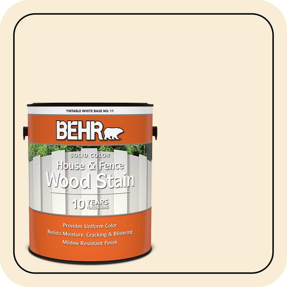 BEHR #330C-1 Color House and Fence Exterior Wood Stain (1)