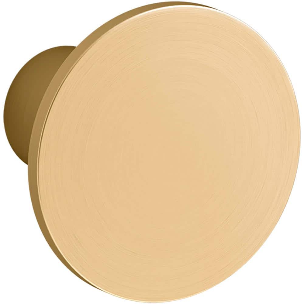 KOHLER Components 1.5 in. W Shower Door Handle in Vibrant Brushed Moderne Brass (1-Pair)