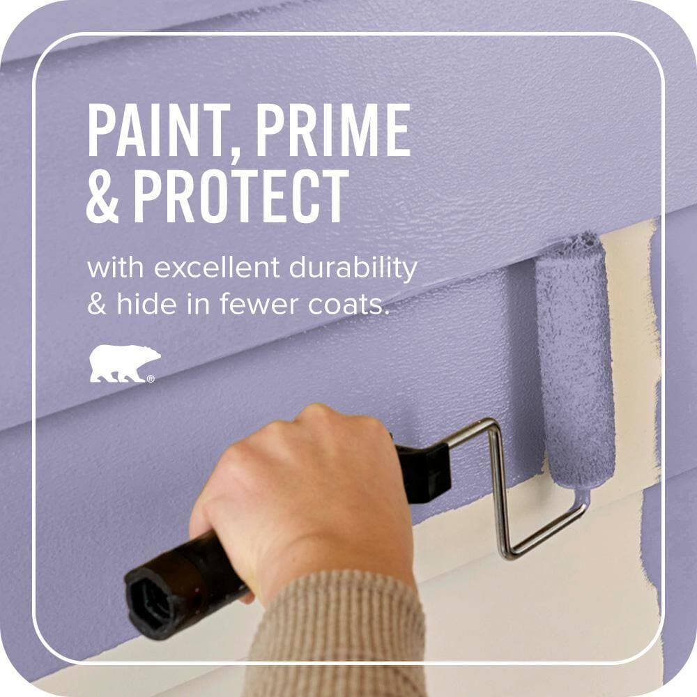 BEHR ULTRA 1 gal. #640D-5 June Berry Satin Enamel Exterior Paint & Primer (3)