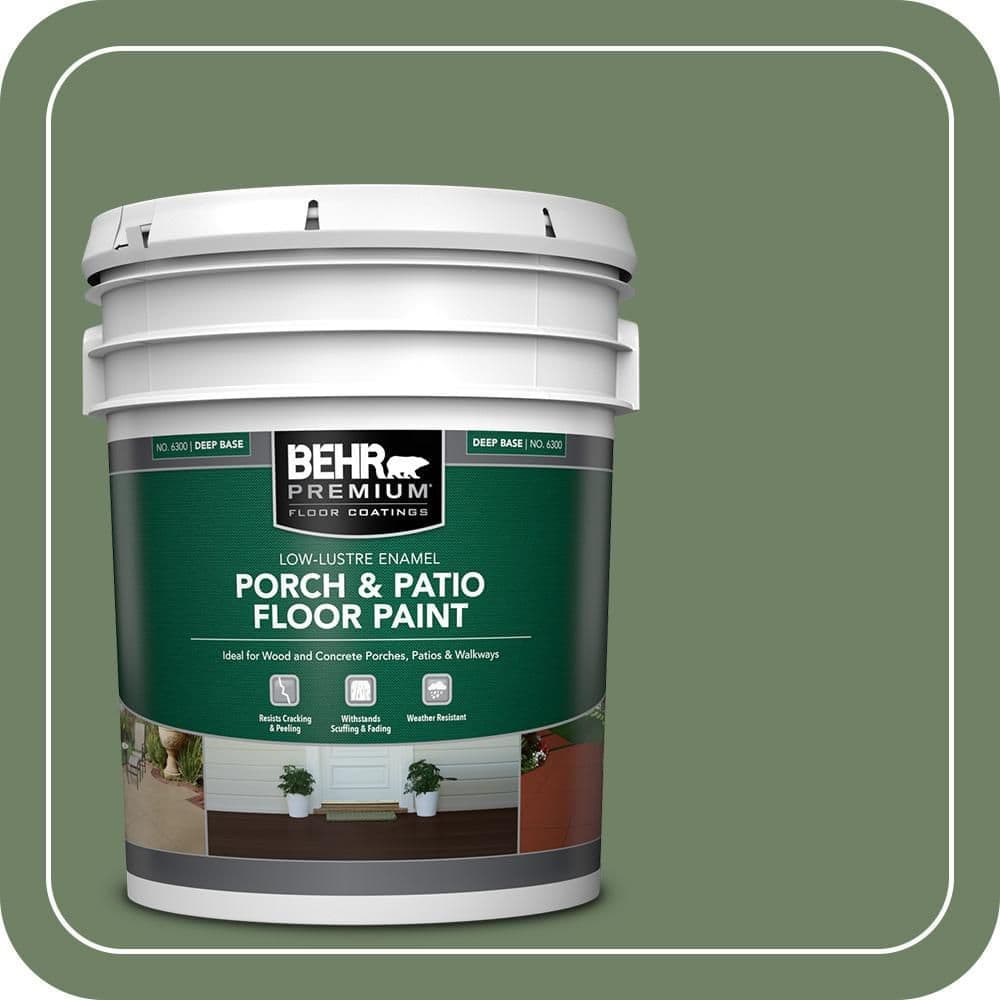 BEHR PREMIUM #S390-6 Low-Lustre Enamel Interior/Exterior Porch and Patio Floor Paint (1)