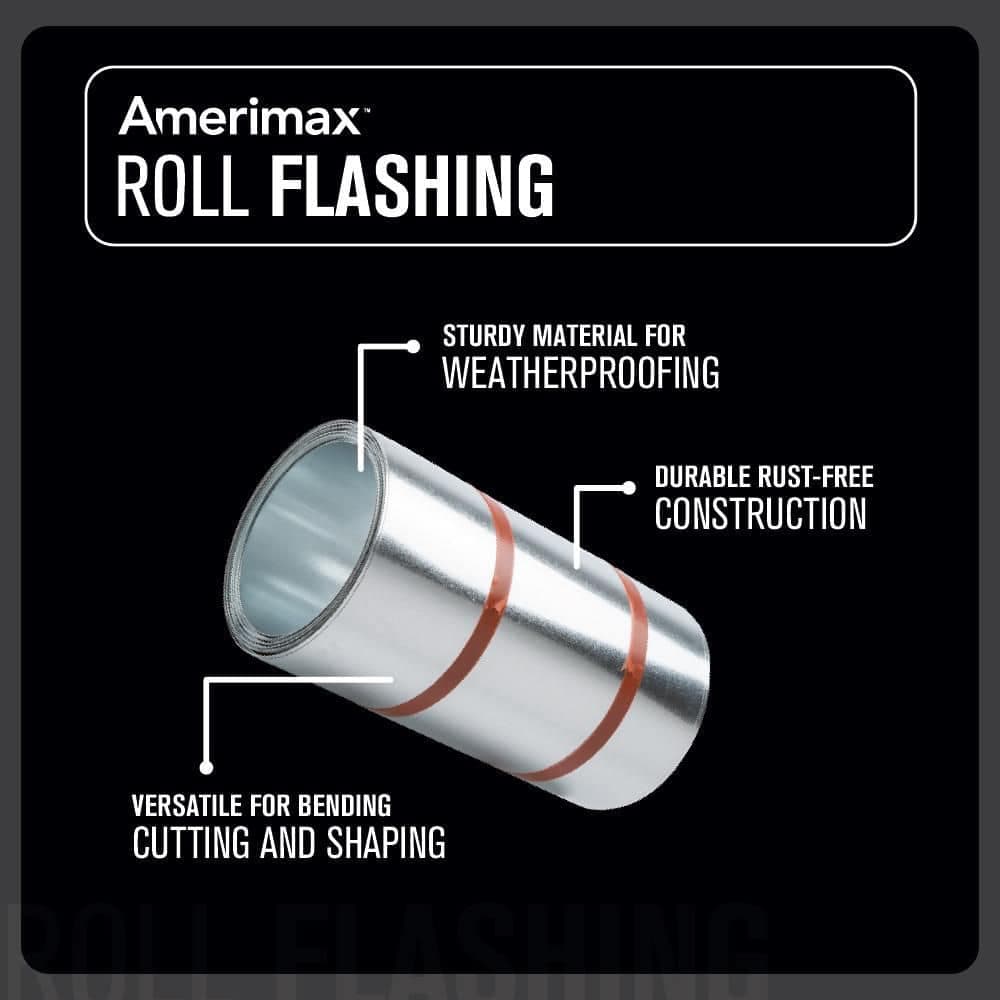 Amerimax Home Products 8 in. x 50 ft. Aluminum Roll Valley Flashing (3)