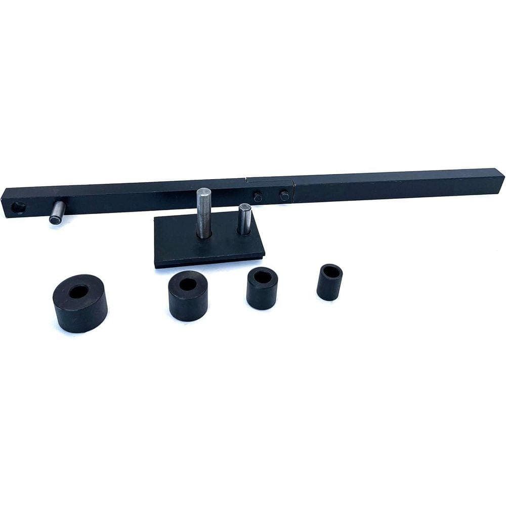 KIWDZFU Manual Metal Rod Bender Forming Tool with Dies for 3/4, 1, 1-1/4, 1-1/2 in. Dia Bends (2)