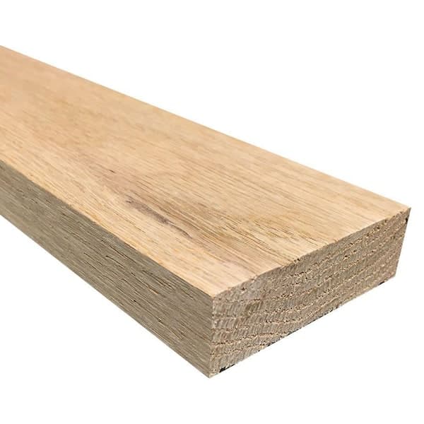 Weaber 1 in. x 3 in. Random Length S4S Oak Hardwood Boards (2)