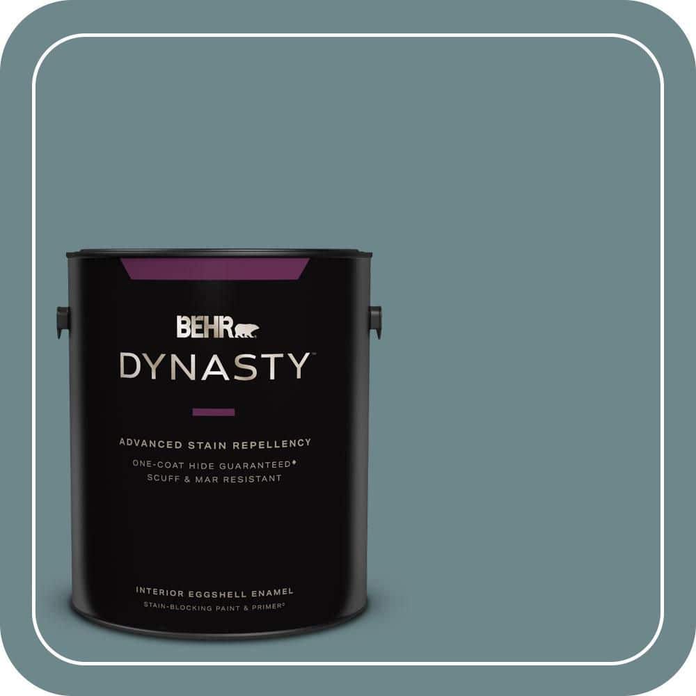 BEHR DYNASTY 1 gal. #MQ6-03 Winter in Paris One-Coat Hide Eggshell Enamel Interior Stain-Blocking Paint & Primer