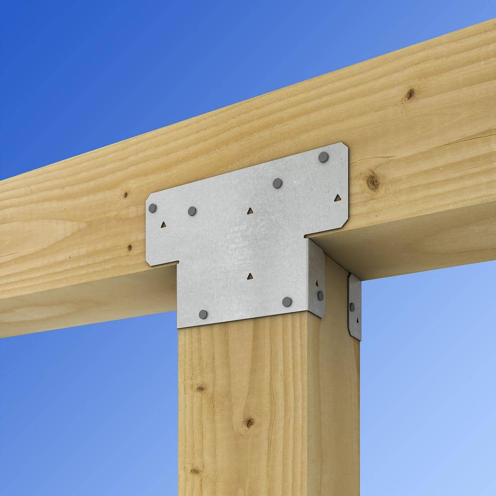 Simpson Strong-Tie AC ZMAX Galvanized Adjustable Post Cap for 6x Actual Rough Lumber (3)