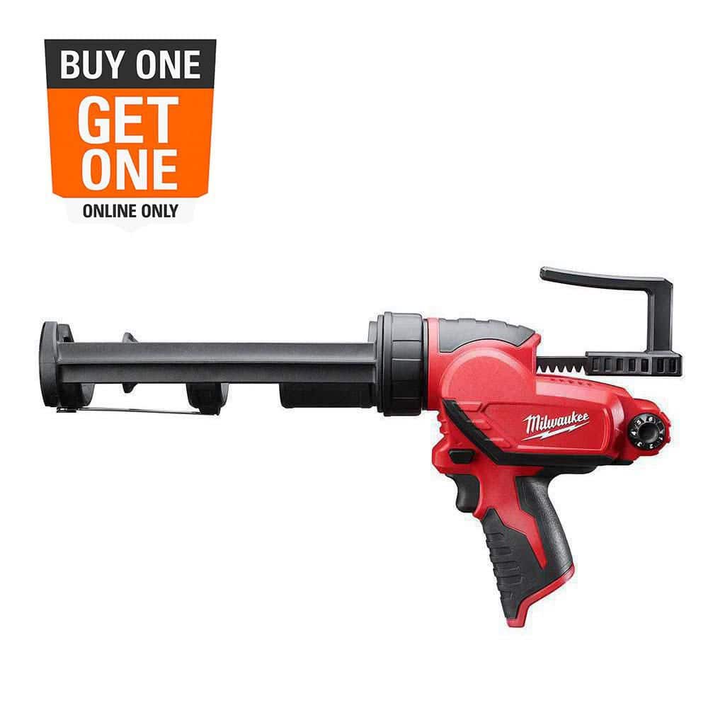 Milwaukee M12 12V Lithium-Ion Cordless 10 oz. Adhesive and Caulk Gun (Tool-Only)