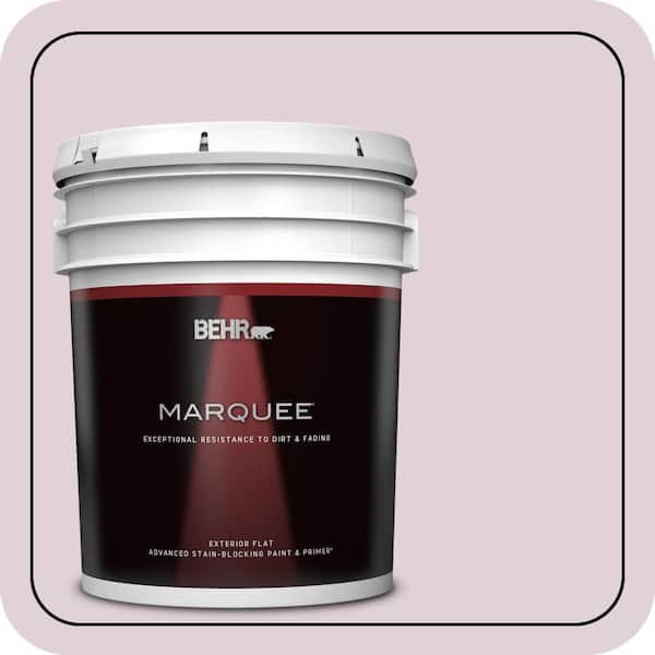 BEHR MARQUEE 5 gal. #T15-7 Secret Blush Flat Exterior Paint & Primer (2)