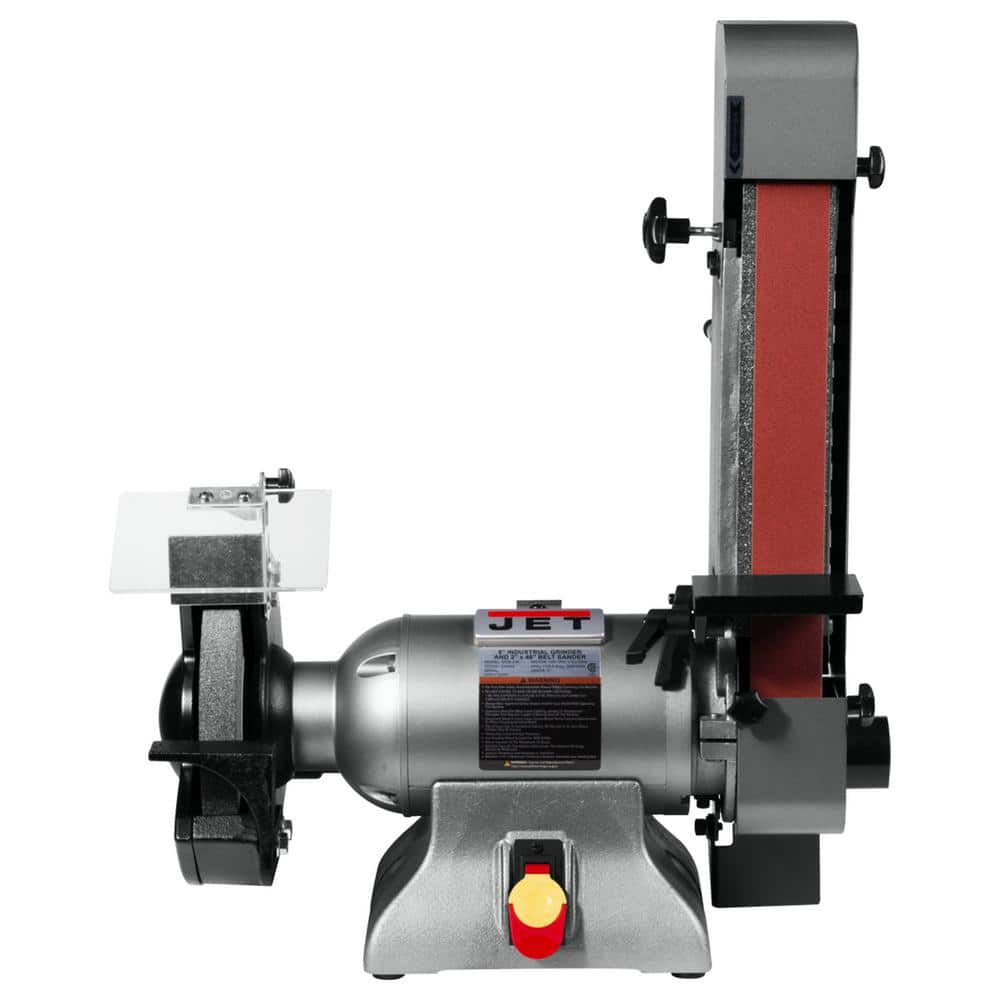 Jet Combination 8 in. Industrial Grinder and 2 in. x 48 in. Belt Sander 1 HP 115-Volt, IBGB-248