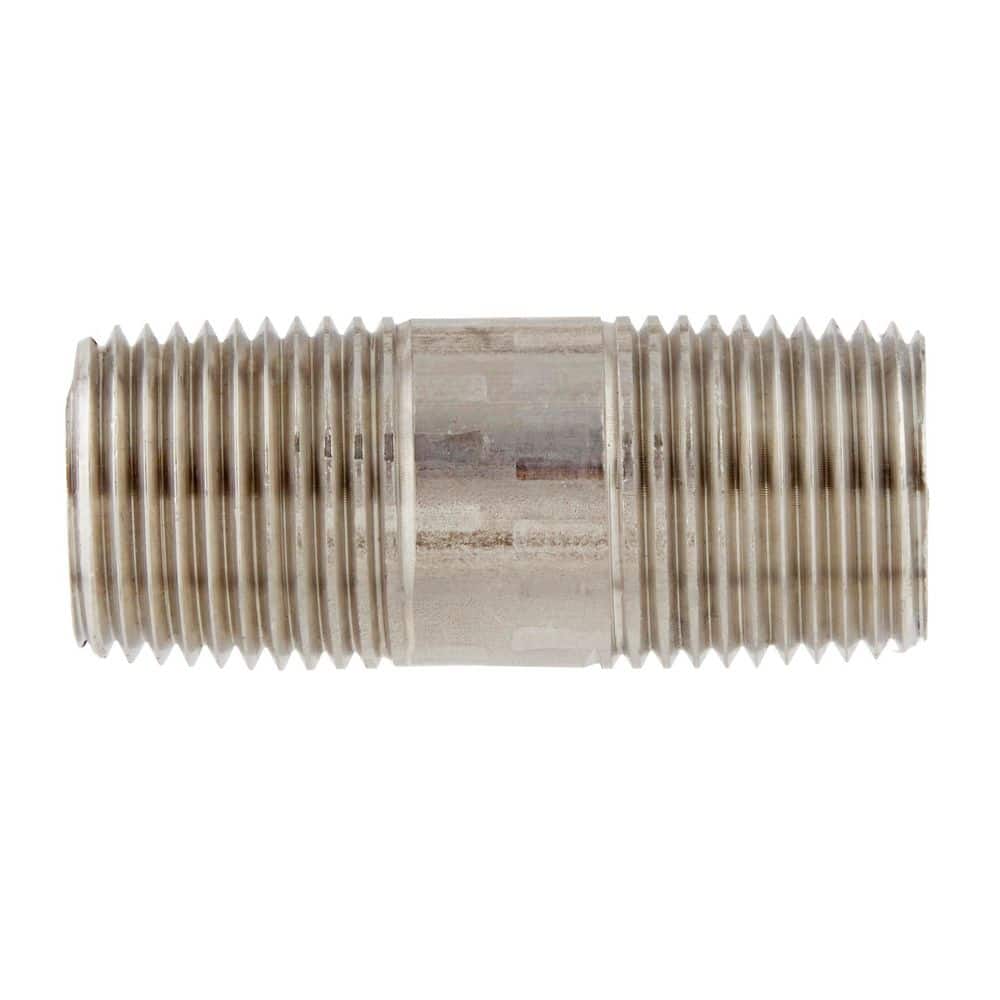 ProLine 1/2 in. MIP x 2 in. Stainless Steel Pipe Nipple (3)