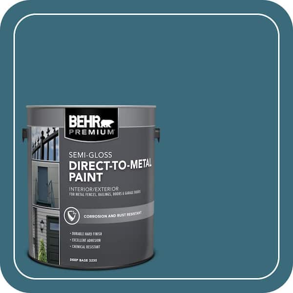 BEHR PREMIUM 1 gal. #S460-6 Mammoth Mountain Semi-Gloss Direct to Metal Interior/Exterior Paint (2)