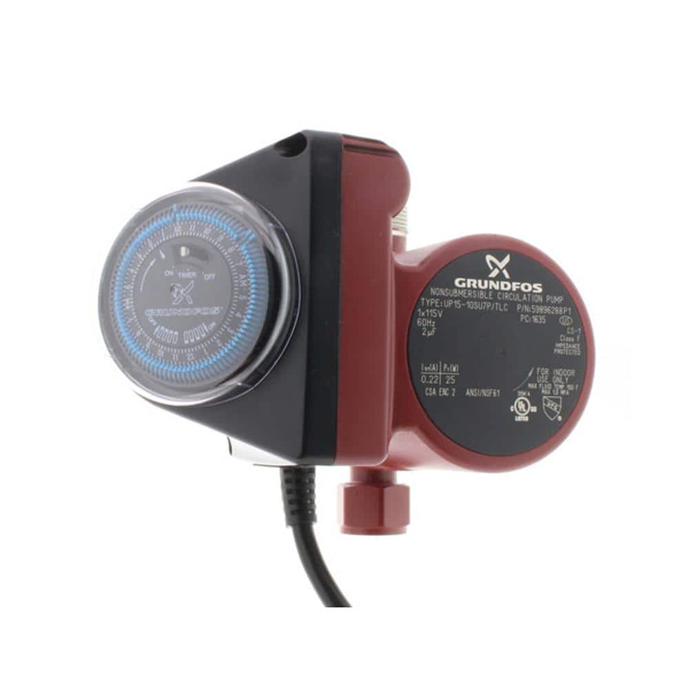 Grundfos UP15-10SU7P TLC 3/4 in. NPT 115-Volt Comfort Hot Water Recirculation Pump (2)