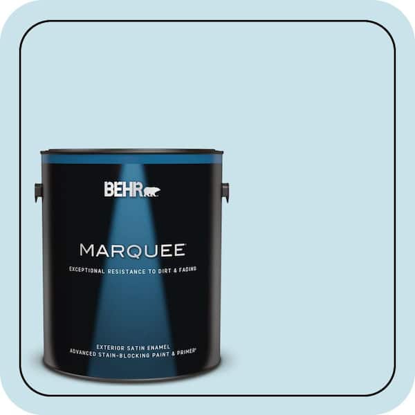 BEHR PREMIUM PLUS #PPL-24 Endless Sky Enamel Low Odor & Primer (3)