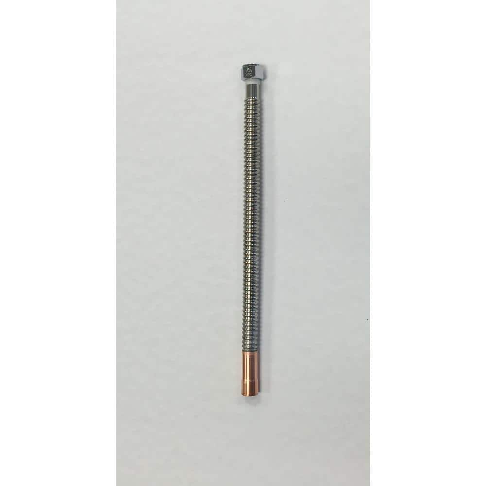 Everbilt 3/4 in. FIP X 3/4 in. Sweat x 24 in. Corrugated Stainless Steel Water Connector (1)