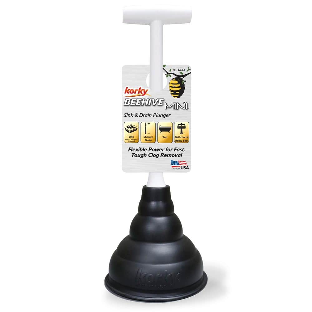 Korky Beehive Mini Sink and Drain Plunger