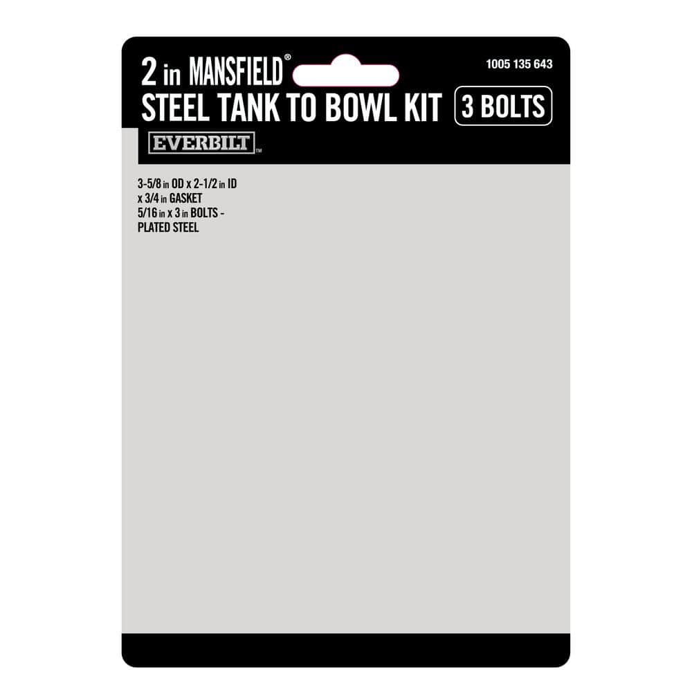 Everbilt 2 in Tank to Bowl Kit Fits Mansfield Toilet (3)