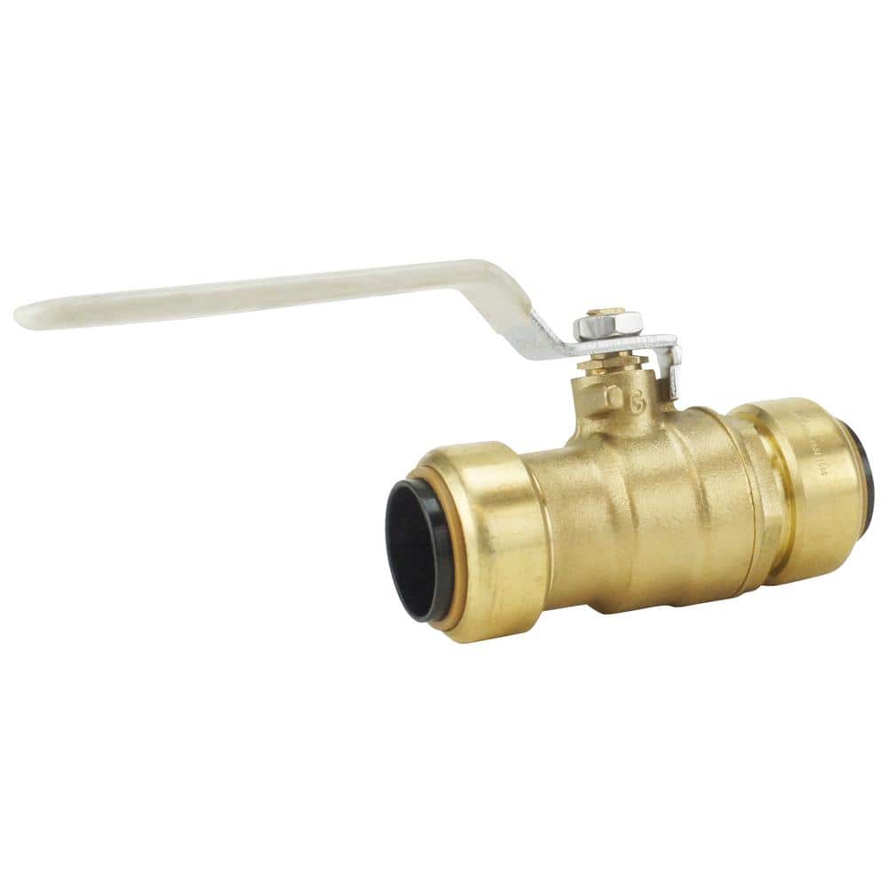 Tectite 3/4 in. Push-to-Connect x 3/4 in. Push-to-Connect Brass Ball Valve (3)