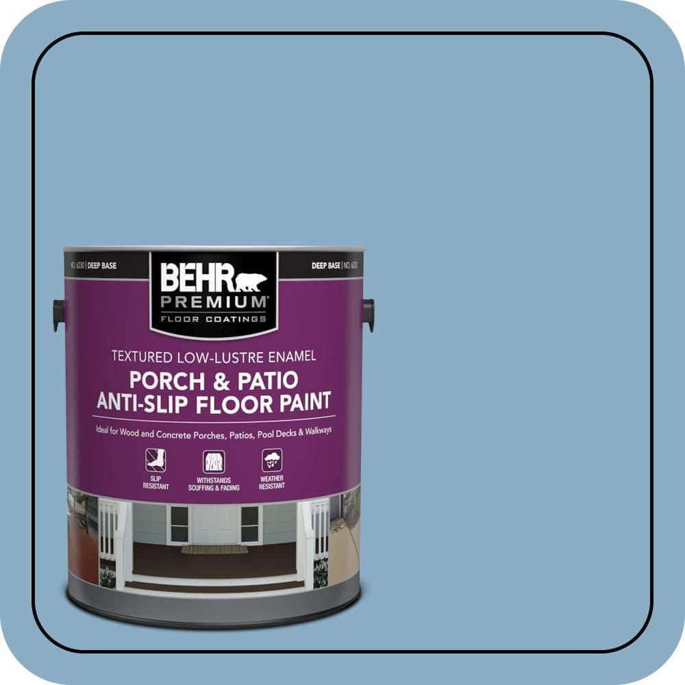 BEHR PREMIUM #S500-4 Textured Low-Lustre Enamel Interior/Exterior Porch and Patio Anti-Slip Floor Paint (1)