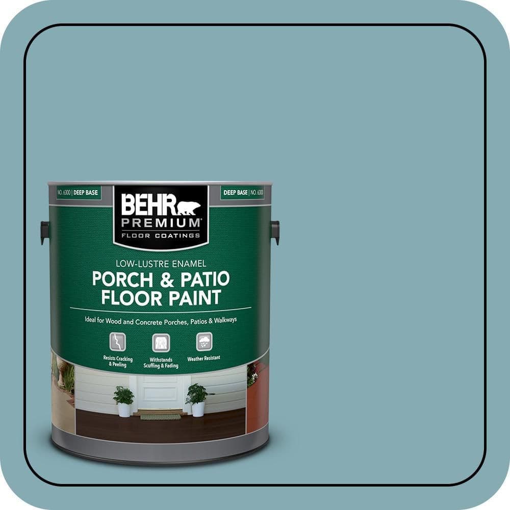 BEHR PREMIUM #S450-4 Textured Low-Lustre Enamel Interior/Exterior Porch and Patio Anti-Slip Floor Paint (1)