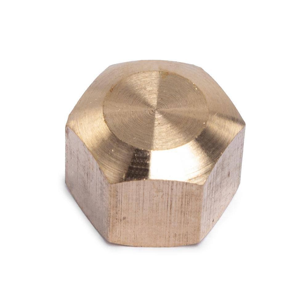 LTWFITTING 1/2 in. O.D. Compression Brass Cap Fitting (4)