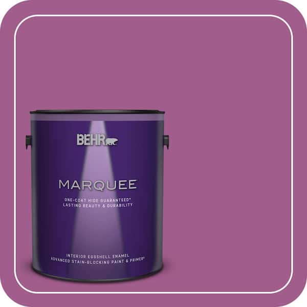 BEHR MARQUEE 1 gal. #P110-6 Wild Berry Eggshell Enamel Interior Paint & Primer (2)
