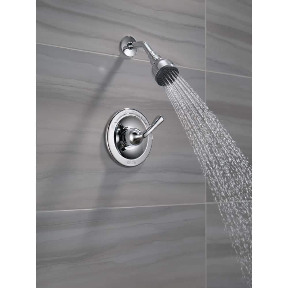 Delta Foundations Single-Handle 1-Spray Shower Faucet in Chrome (Valve Included) (2)