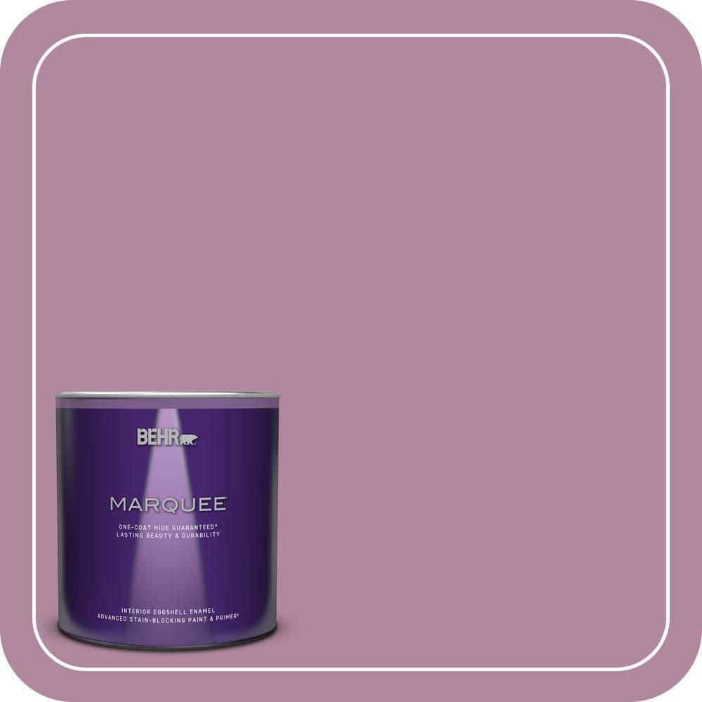 BEHR MARQUEE 1 qt. #690D-5 Winsome Rose Eggshell Enamel Interior Paint & Primer
