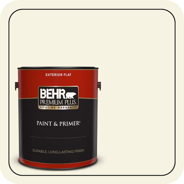 BEHR PREMIUM PLUS #M340-1 Cauliflower Enamel Low Odor & Primer (2)