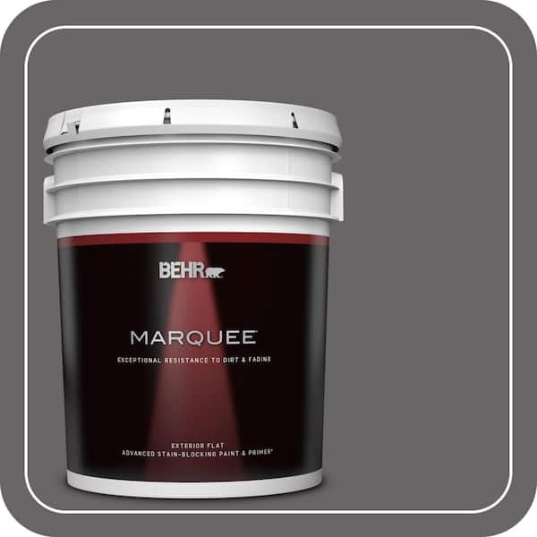 BEHR MARQUEE 5 gal. #PPU17-19 Arabian Veil Flat Exterior Paint & Primer (2)
