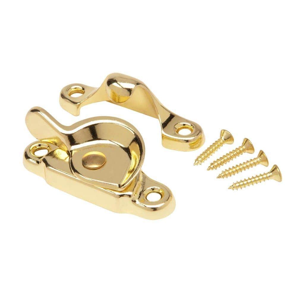Everbilt Bright Brass Steel Window Sash Lock