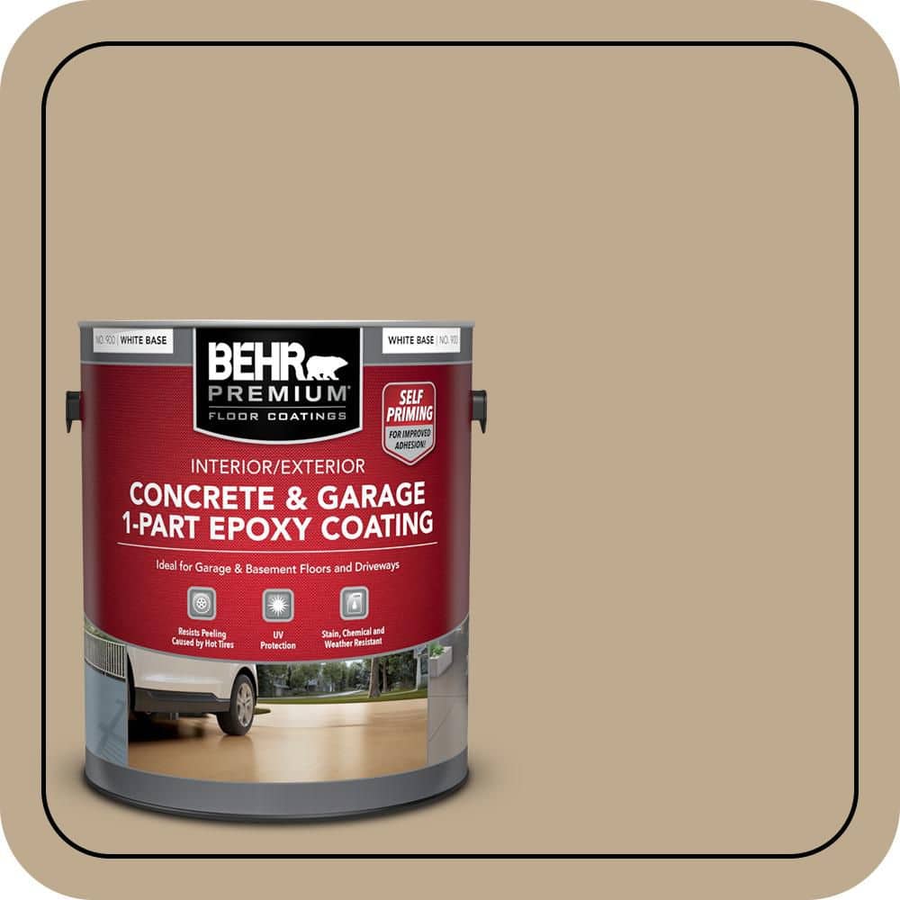 BEHR PREMIUM #MS-44 Self-Priming 1-Part Epoxy Satin Interior/Exterior Concrete and Garage Floor Paint (1)