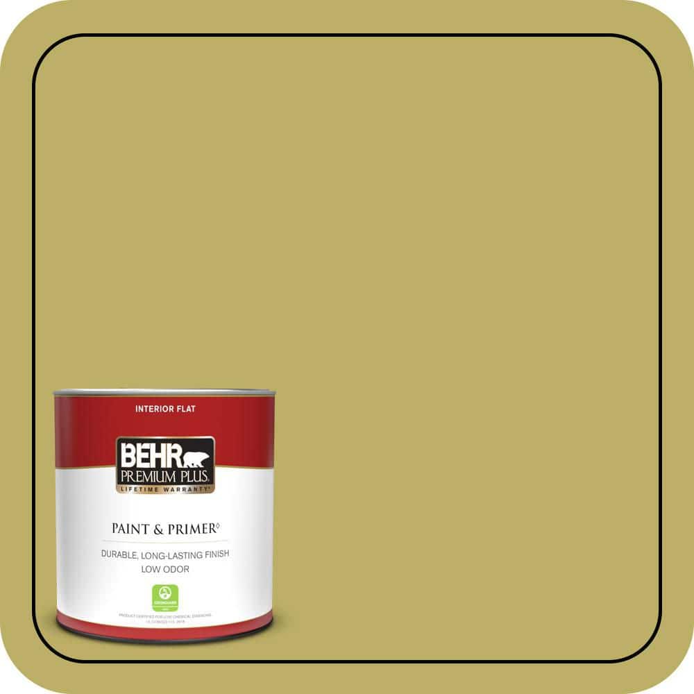 BEHR PREMIUM PLUS #MQ4-42 Pistachio Enamel Interior/Exterior Paint & Primer Color Sample