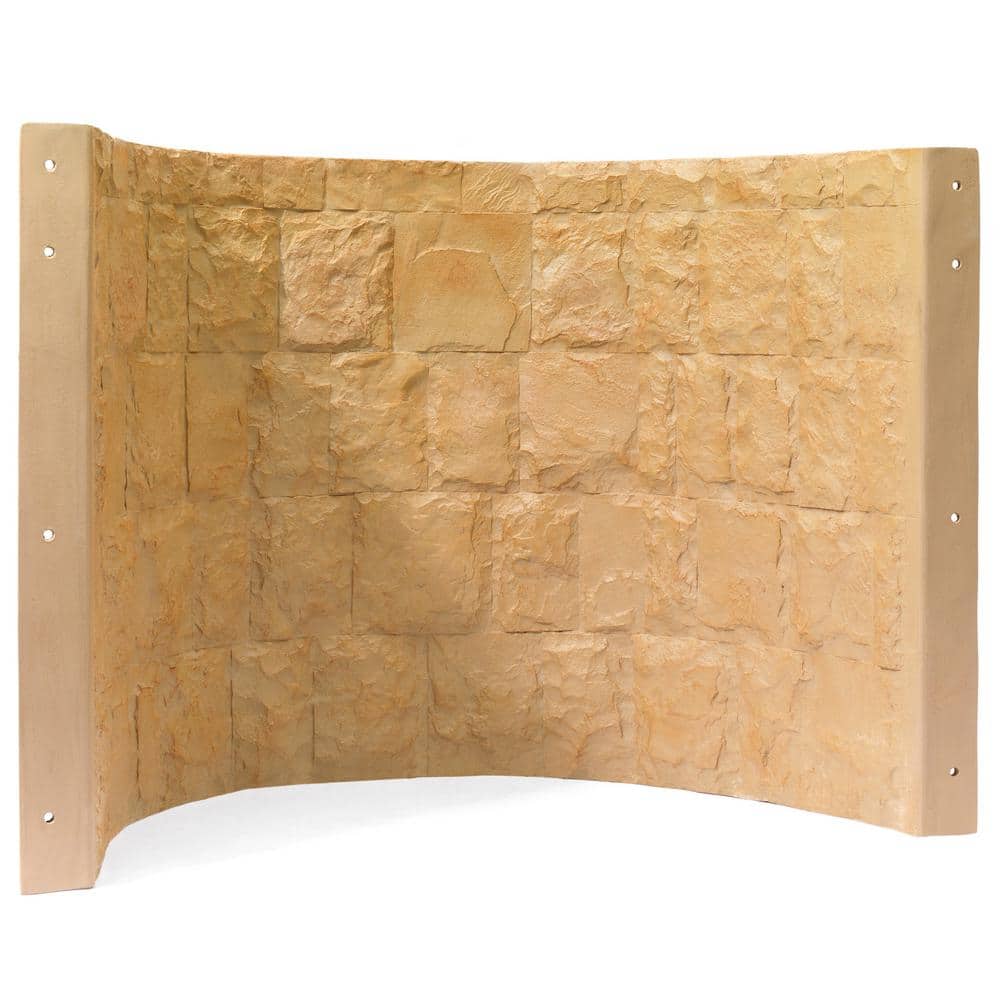 SHAPE PRODUCTS Rockwell 42 in. x 23 in. x 48 in. Tan Composite Window Well