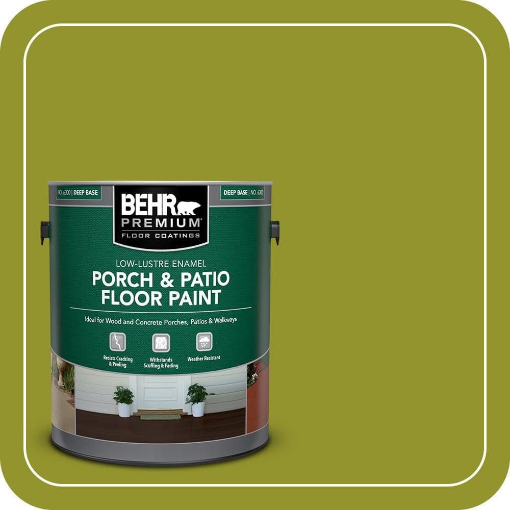 BEHR PREMIUM #P350-7 Low-Lustre Enamel Interior/Exterior Porch and Patio Floor Paint (1)