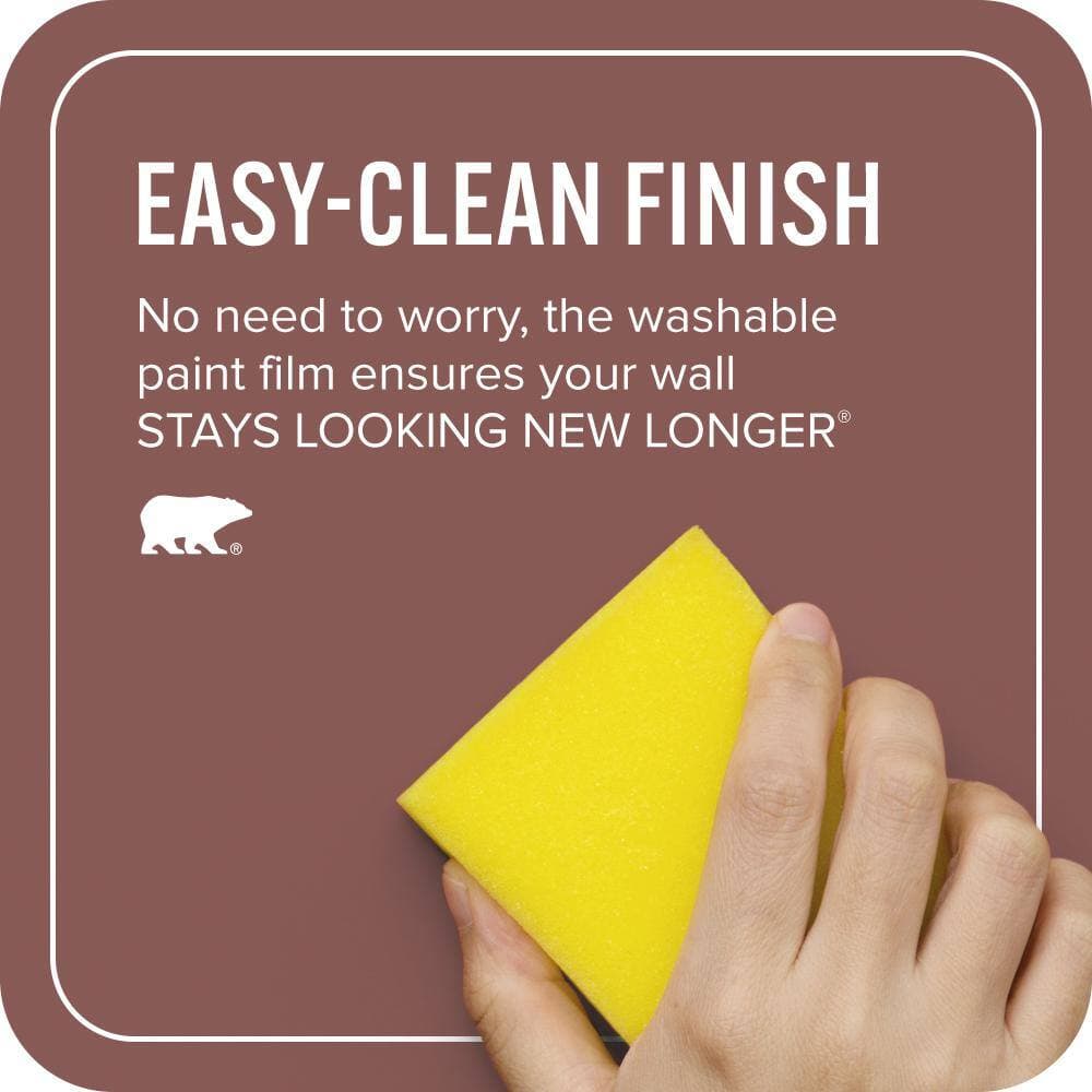 BEHR ULTRA 1 gal. #PPU1-09 Red Willow Extra Durable Flat Interior Paint & Primer (4)