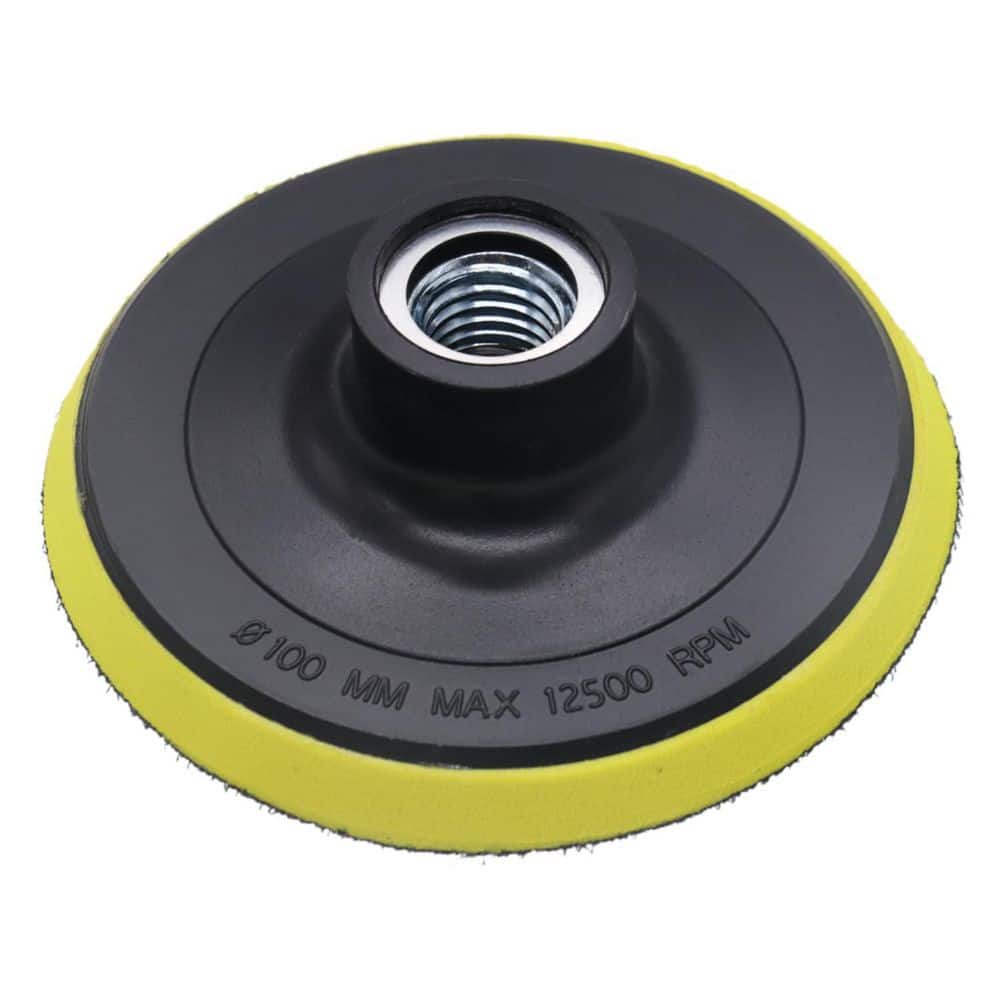 LAIFUCAM 4 in. Polyurethane Hook and Loop Polishing Backing Pad with Quick Sandpaper Change for Angle Grinders 1 Pack (1)