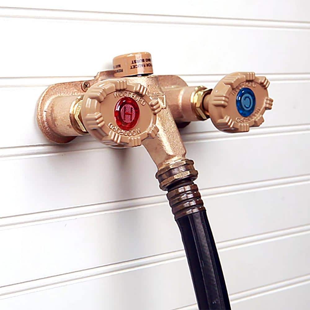 Woodford . PEX 8 in. L Freezeless Anti-Rupture Hot and Cold Sillcock (3)