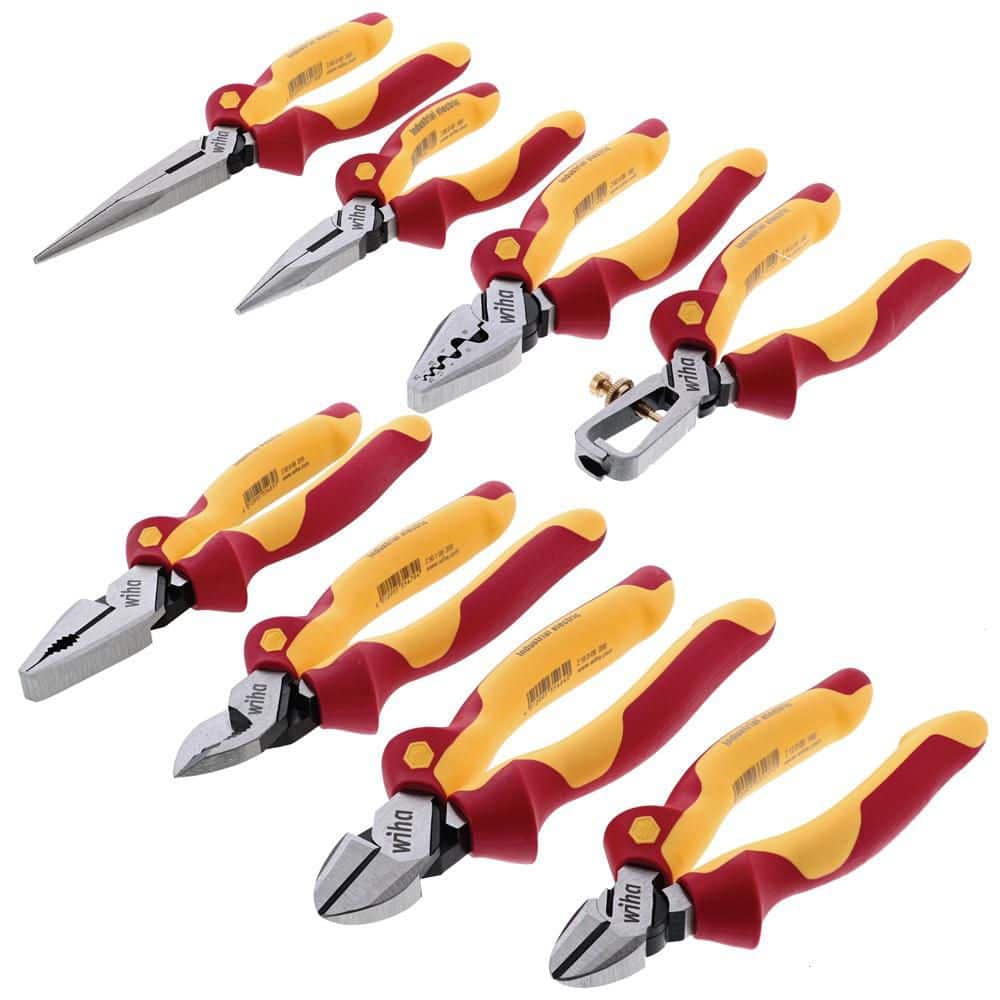 Wiha 1000-Volt Insulated Pliers and Cutters Set with Canvas Pouch (8-Piece) (1)