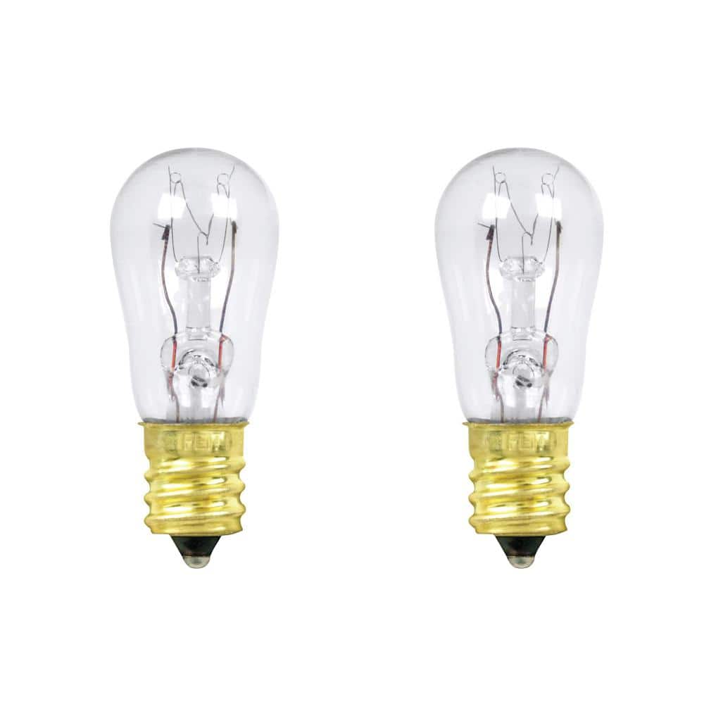Feit Electric 6-Watt Soft White (2700K) S6 Candelabra E12 Base Dimmable Incandescent Light Bulb (2-Pack) (2)