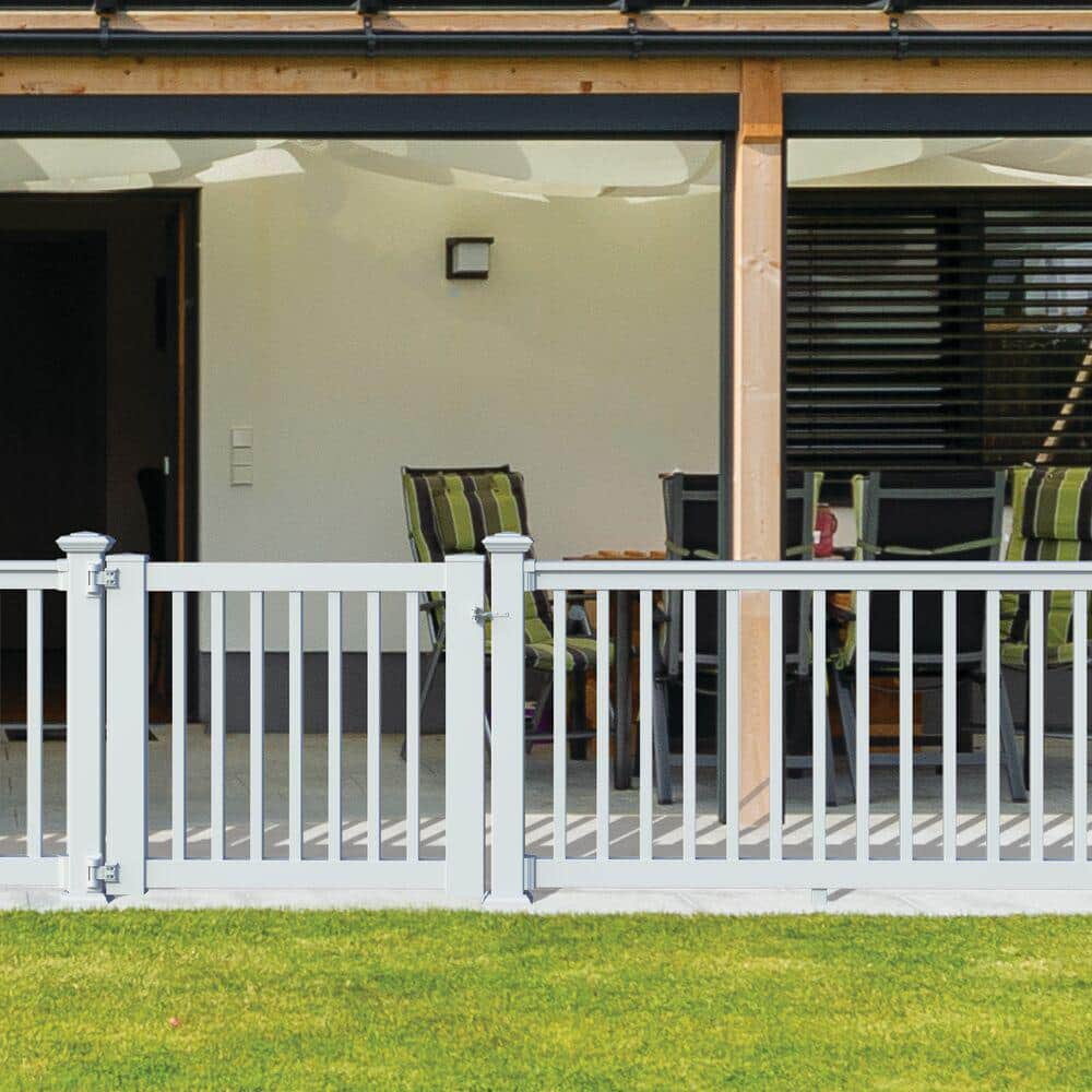 Veranda T Rail Vinyl Railing Gate Kit (2)