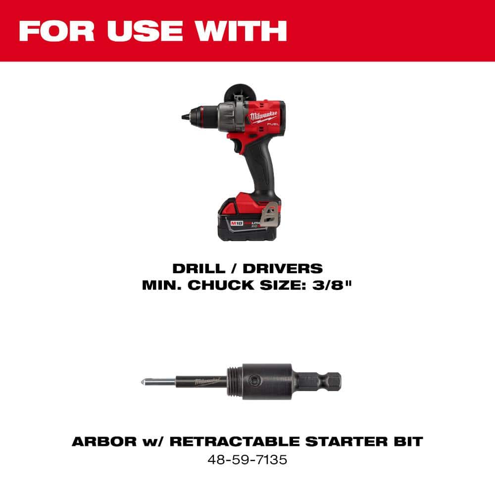 Milwaukee 2-1/2 in. Diamond Max Hole Saw (2)