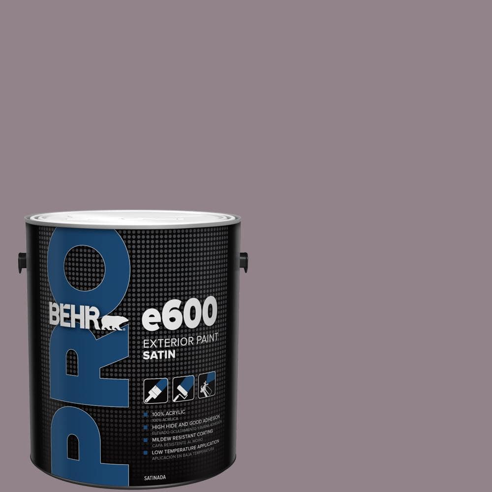 BEHR PRO 1 gal. #N110-4 Gothic Purple Satin Exterior Paint (1)