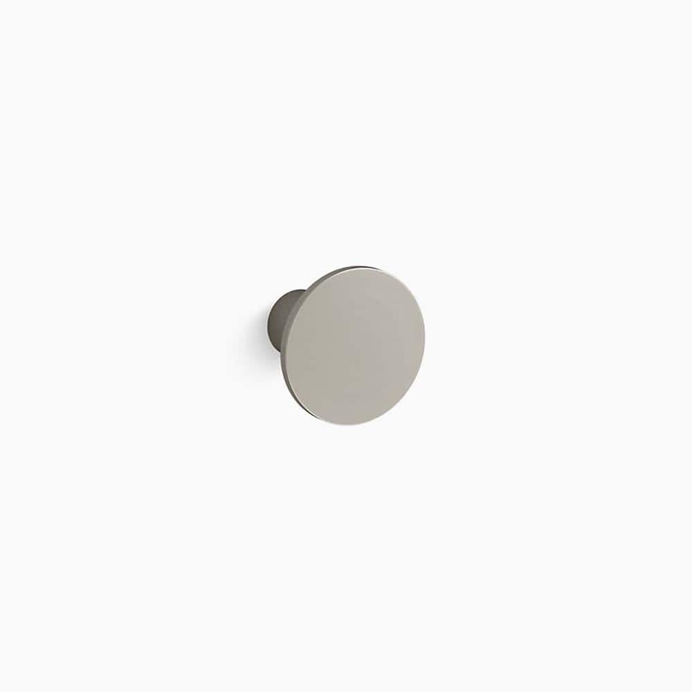 KOHLER Components 1.5 in. W Shower Door Handle in Vibrant Brushed Nickel (1-Pair)