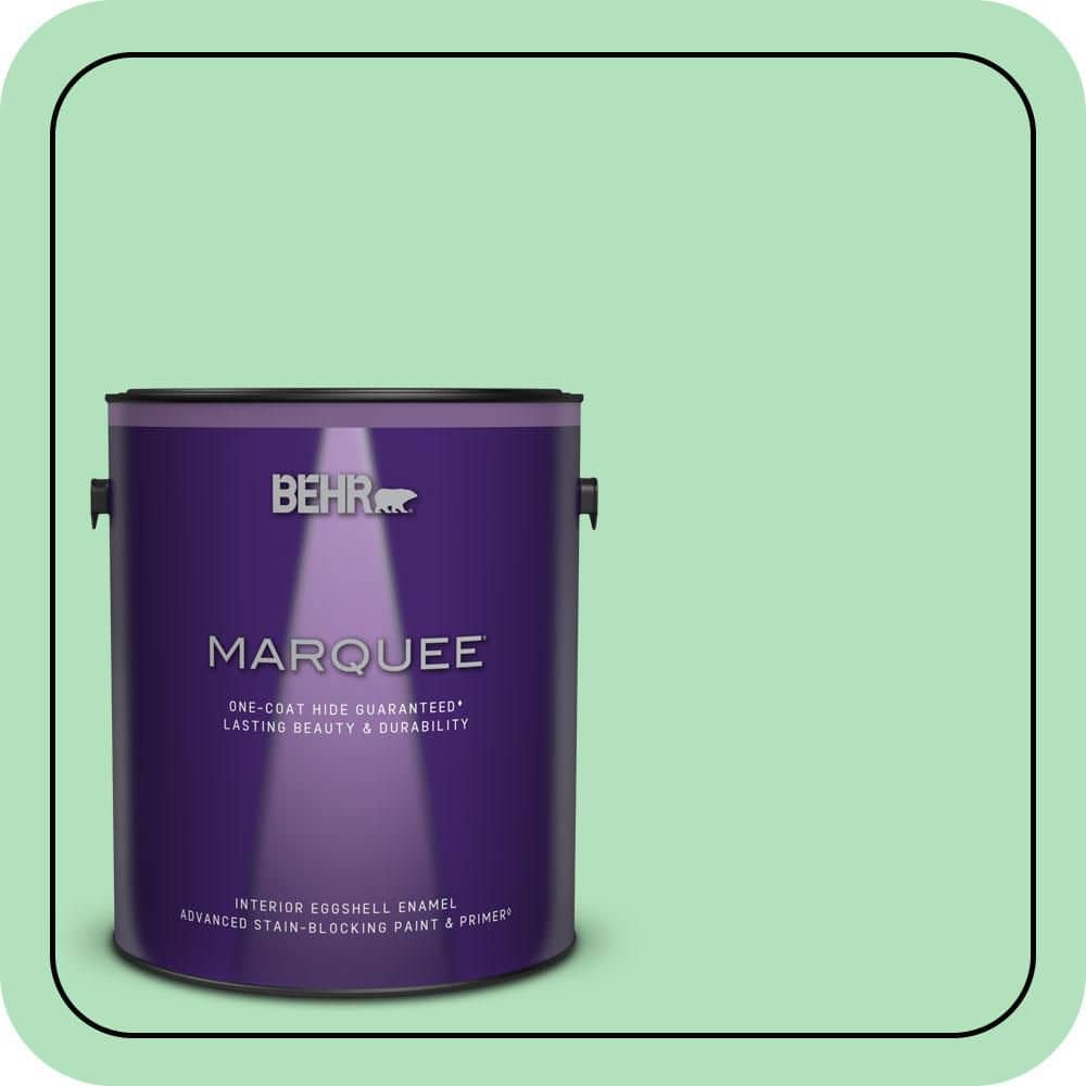 BEHR MARQUEE 1 gal. #P400-3 Folk Tale Eggshell Enamel Interior Paint & Primer